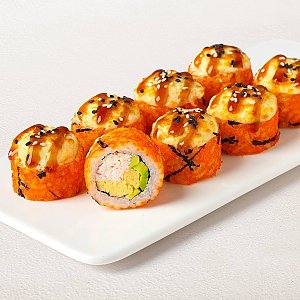 Запеченный ролл Моцарелломания, Суши WOK - Полоцк