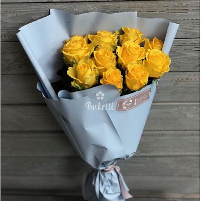 Заказать Букет из 11 желтых роз, Buketti