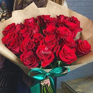 Букет из 25 красных роз, Buketti