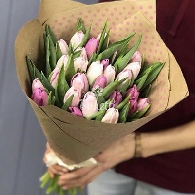 Заказать Букет Love из 25 тюльпанов, Buketti