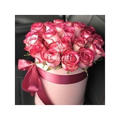 Заказать Коробочка Карусель из 21 розы, Buketti