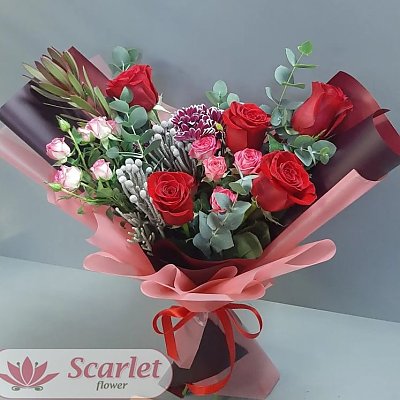 Заказать Букет Страстный, Scarlet Flower