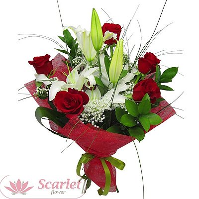 Заказать Букет Фламенко, Scarlet Flower