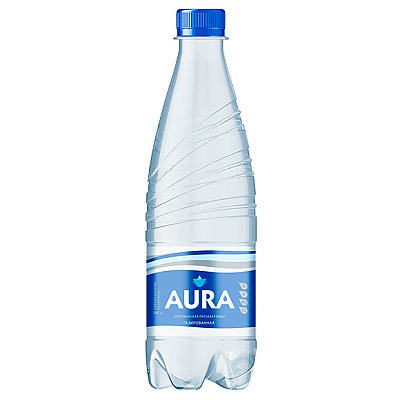 Заказать Вода питьевая Аура газированная 0.5л, Terra - Гродно