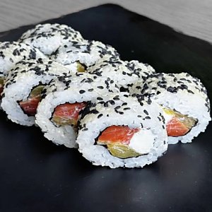 Ролл с лососем и апельсином, Terra - Минск