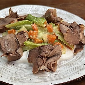 Салат с говяжьим языком, Гудини