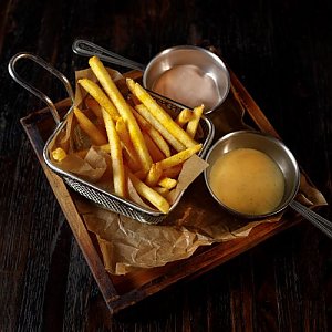 Картофель фри с чесночным соусом, Фарадей