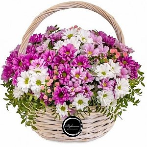 Цветы в корзине Праздник, Букетино
