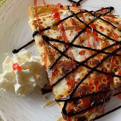 Заказать Блинчики Банан-шоколад, Пышечная DONUTS