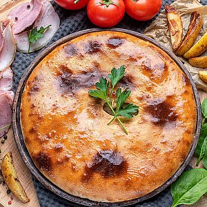 Пирог с картофелем и беконом (700г), ОкПирог