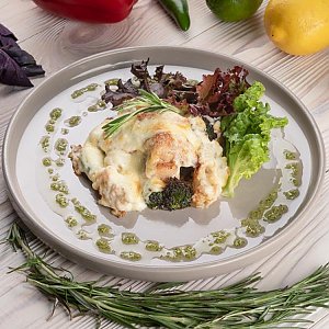Филе индейки запеченное с овощами, Italiano