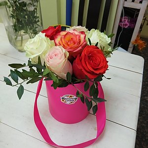 Цилиндр с розами №2, Цветочная Точка