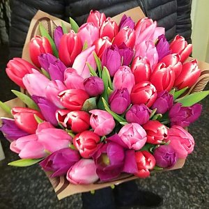Букет 51 тюльпан, Цветочная Точка