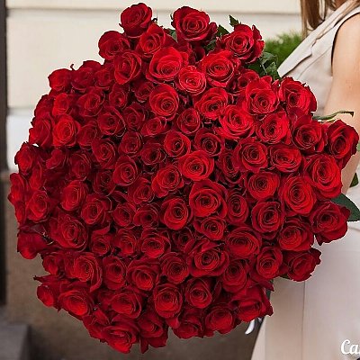 Заказать Букет из 101 красной розы, Lotus Flower