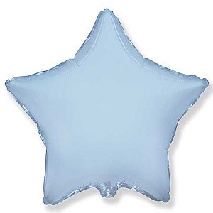 Звезда фольгированная Light Blue (18"/45см), KeliKh