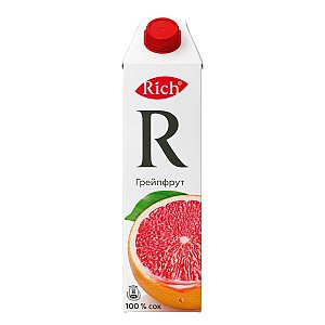 Грейпфрутовый сок Rich 1л, Арт-бар ЧЕМОДАН