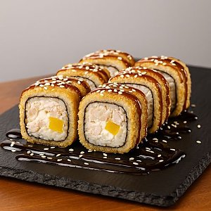 Ролл темпура с копченой курицей, Ели Балдели