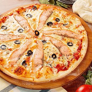 Пицца с лососем (250г), Бар Угловой