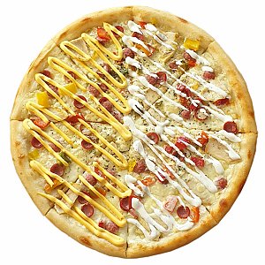 Пицца Цыплёнок с колбасками 32см, Papas