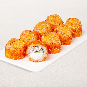 Запеченный ролл Нежная креветка с крабом, Суши WOK - Гродно
