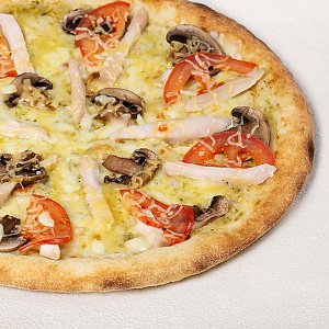 Пицца Цыпленок Песто на тонком тесте 30см, Суши WOK - Гродно