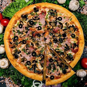 Пицца Ветчина и грибы 32см, Фиеста ЦУМ