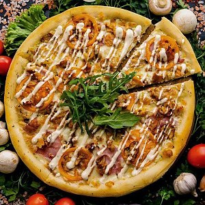 Пицца Чесночный цыпленок 32см, Фиеста ЦУМ