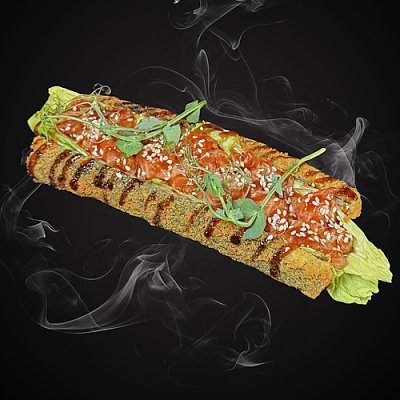 Заказать Ролл-дог с лососем, SUSHI ART - Барановичи