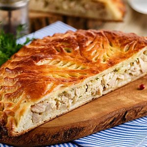 Пирог с мясной начинкой (1300г), Сдоба.бай