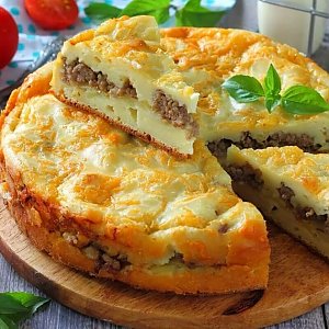 Закрытый пирог с сыром и картофелем (700г), Сдоба.бай