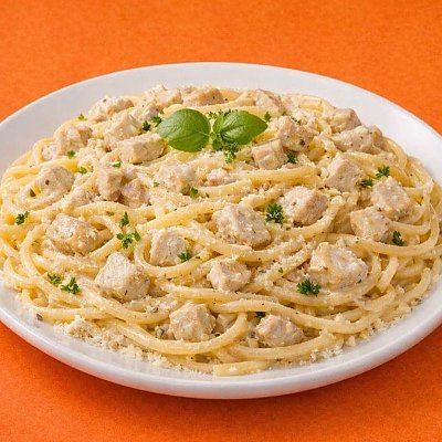 Заказать Паста с кусочками курицы в сливочном соусе, Сытый Папа - Речица