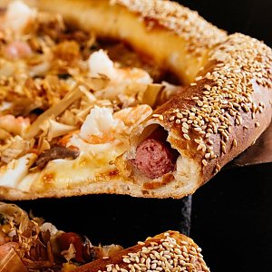 Охотничья колбаска в бортике к пицце 41см, Пицца Суши Маркет - Могилев