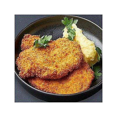 Заказать Золотистый шницель из куриного филе со сливочным соусом, Каролин