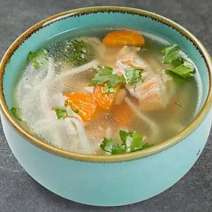 Супчик куриный с лапшой, Каролин