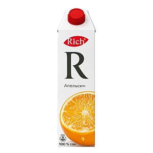 Rich апельсиновый сок 1л, Каролин
