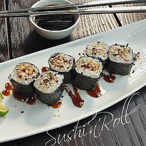 Ролл мини с угрем, Sushi n Roll