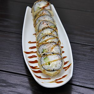 Ролл темпура Имбирная креветка, Sushi n Roll