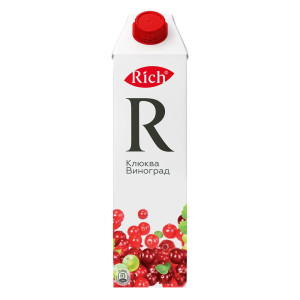 Rich морс клюквенно-виноградный 1л, Балкон