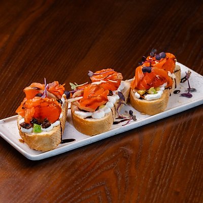 Заказать Брускетта с форелью, Эдисон Бар