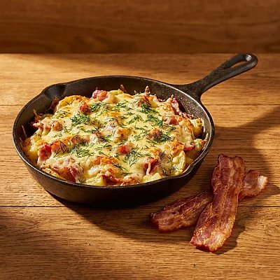 Заказать Сковородка Барбекю с мясом птицы и беконом, Хитрый Лис