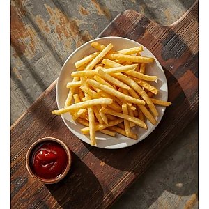 Картофель фри с соусом большой, S&L Шаурма на Колхозном рынке
