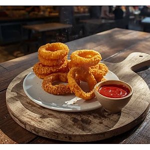 Луковые кольца с соусом (10шт), S&L Шаурма на Колхозном рынке