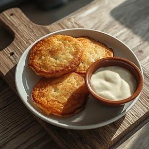 Драники со сметаной, S&L Шаурма на Колхозном рынке