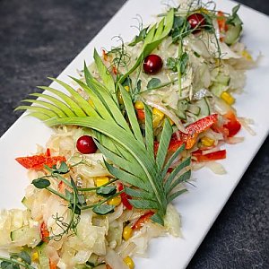 Салат из белокочанной капусты с овощами, Кулинария - Золотой Теленок