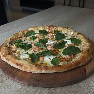 Пицца Сливочный лосось 32см, FRESCO