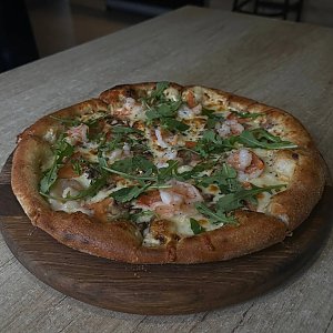 Пицца Чесночная Креветка 32см, FRESCO