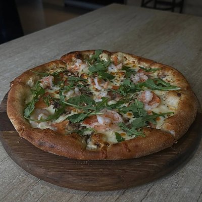 Заказать Пицца Чесночная Креветка 32см, FRESCO