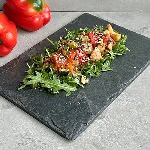 Теплый салат с морепродуктами, FRESCO