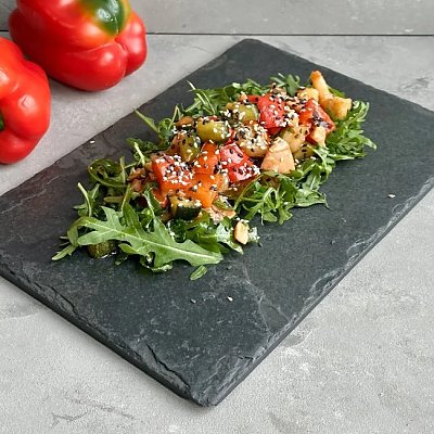 Заказать Теплый салат с морепродуктами, FRESCO