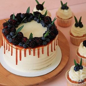 Торт с Ягодным Декором №15, Melihova Cake Stories